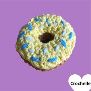 Crochet Mini Doughnut- with/without Keychain